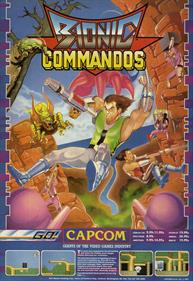 Bionic Commando - Advertisement Flyer - Front Image