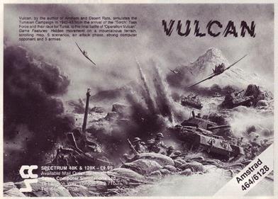 Vulcan: The Tunisian Campaign - Advertisement Flyer - Front Image