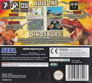 Dinosaur King - Box - Back Image