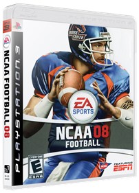 NCAA Football 08 - Box - 3D Image