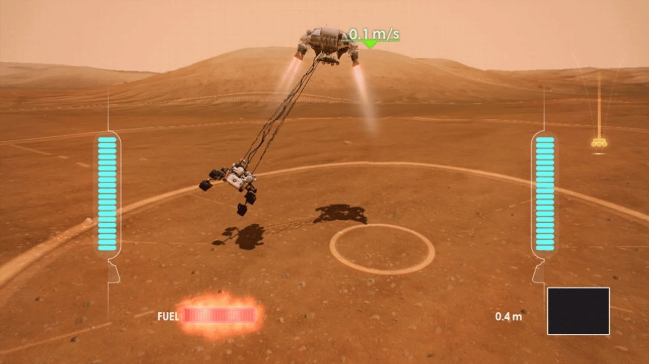 Mars Rover Landing