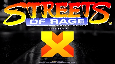 Streets of Rage X - Screenshot - Game Title Image