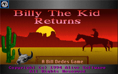 Billy the Kid Returns - Screenshot - Game Title Image