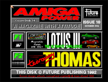 Amiga Power #18 - Screenshot - Game Select Image