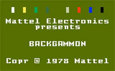 ABPA Backgammon - Screenshot - Game Title Image