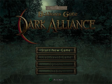Baldur's Gate: Dark Alliance - Screenshot - Game Title Image