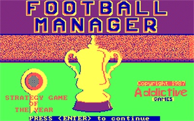 Football Manager - Screenshot - Game Title Image