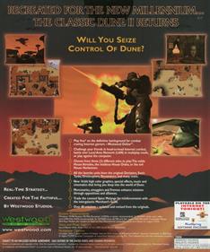 Dune 2000 - Box - Back Image