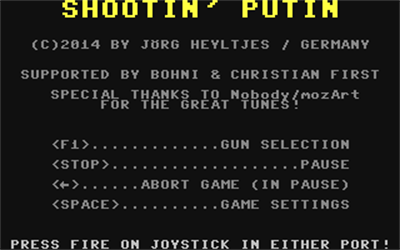 Shootin' Putin - Screenshot - Game Title Image