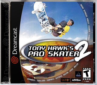 Tony Hawk's Pro Skater 2 - Box - Front - Reconstructed Image