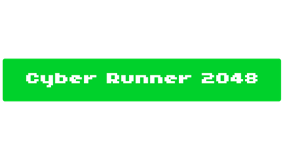 Cyber Runner 2048 - Clear Logo Image