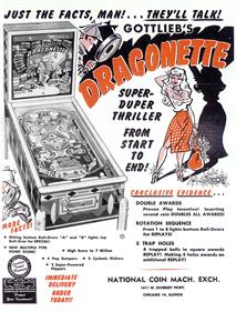 Dragonette - Advertisement Flyer - Front Image