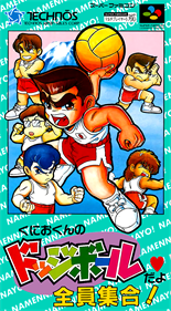 Kunio-Kun no Dodge Ball Dayo Zenin Shuugo! - Box - Front Image