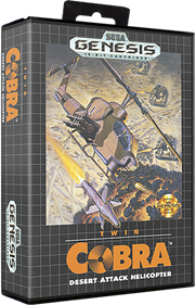 Twin Cobra: Desert Attack Helicopter - Box - 3D Image