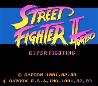 Street Fighter II Turbo - Screenshot - Game Title Image