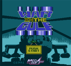 War in the Gulf - Screenshot - Game Title Image