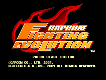 Capcom Fighting Evolution - Screenshot - Game Title Image