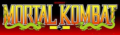 Mortal Kombat - Arcade - Marquee Image