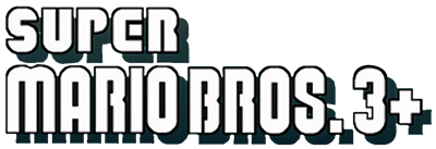 Super Mario Bros. 3+ - Clear Logo Image