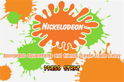 Nicktoons: Freeze Frame Frenzy - Screenshot - Game Title Image