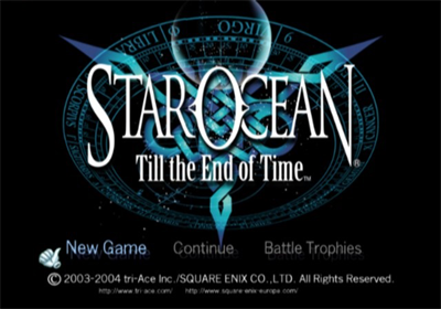 Star Ocean: Till the End of Time - Screenshot - Game Title Image