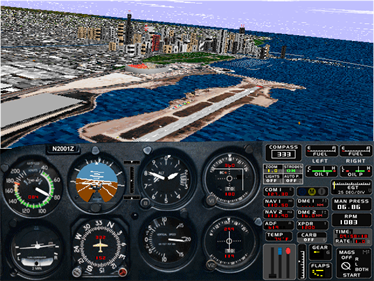 Microsoft Flight Simulator for Windows 95 - Screenshot - Gameplay Image