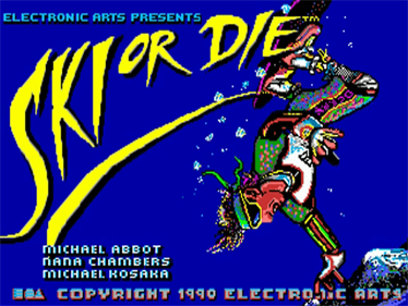Ski or Die - Screenshot - Game Title Image