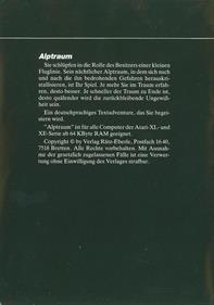 Alptraum - Box - Back Image