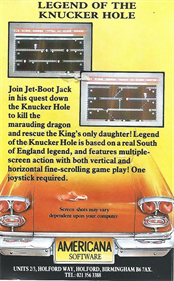 Legend of the Knucker-Hole - Box - Back Image
