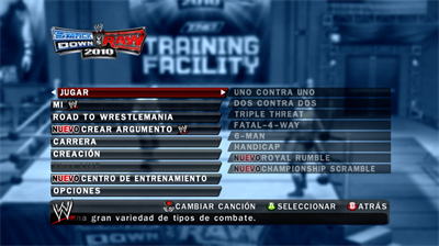 WWE SmackDown vs. Raw 2010 - Screenshot - Game Select Image