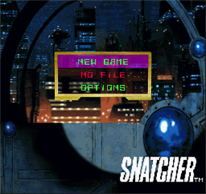 Snatcher - Screenshot - Game Select Image