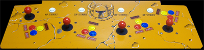 Golden Axe: The Revenge of Death Adder - Arcade - Control Panel Image