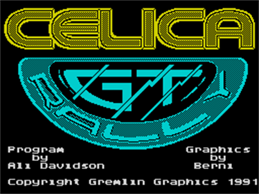 Toyota Celica GT Rally - Screenshot - Game Title Image