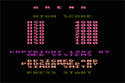 Arena - Screenshot - Game Title Image