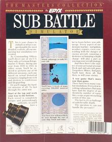 Sub Battle Simulator - Box - Back Image