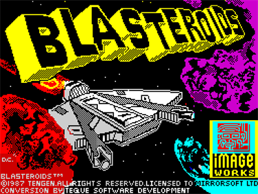 Blasteroids - Screenshot - Game Title Image