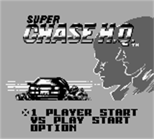 Super Chase H.Q. - Screenshot - Game Select Image