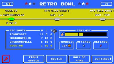 Retro Bowl - Screenshot - Gameplay Image