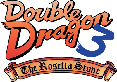 Double Dragon 3: The Rosetta Stone - Clear Logo Image