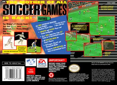 FIFA 96 Soccer - Box - Back Image