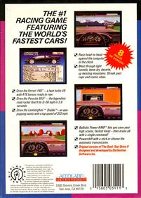 The Duel: Test Drive II - Box - Back Image