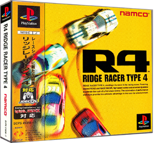 R4: Ridge Racer Type 4 - Box - 3D Image