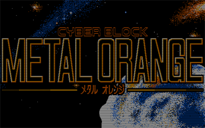 Cyberblock Metal Orange - Screenshot - Game Title Image