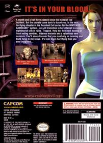 Resident Evil 3: Nemesis - Box - Back Image