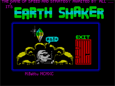 Earth Shaker - Screenshot - Game Title