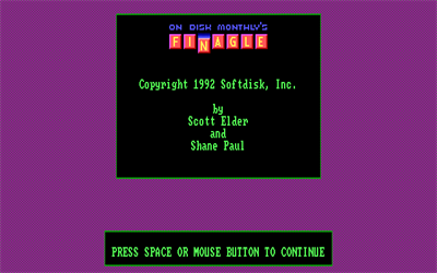 Finagle - Screenshot - Game Title Image