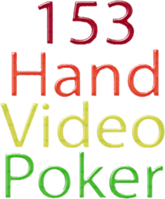 153 Hand Video Poker - Clear Logo Image
