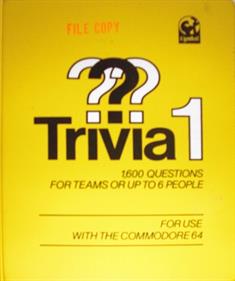 The Game of Trivia: Trivia Book 1 & 2 - Box - Front Image