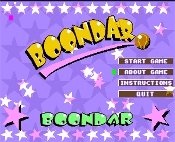 Boondar - Screenshot - Game Title Image