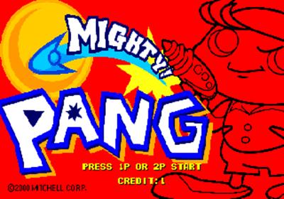 Mighty! Pang - Screenshot - Game Title Image